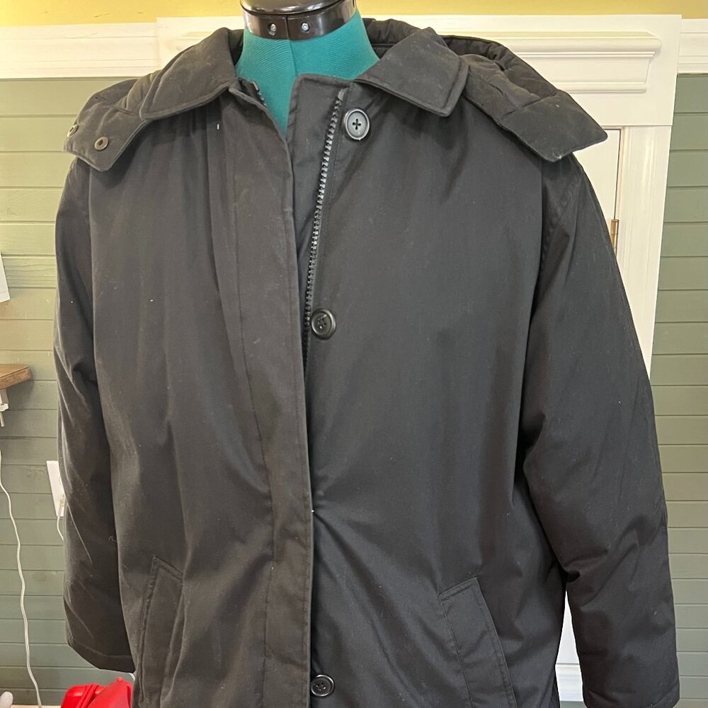 LAST CHANCE Land's End Full Length All-Weather Stadium Coat - Large